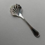 Argent Metal Silver-Plated Art Deco Lidded Box with Spoon, Italian 1930s Table Decor