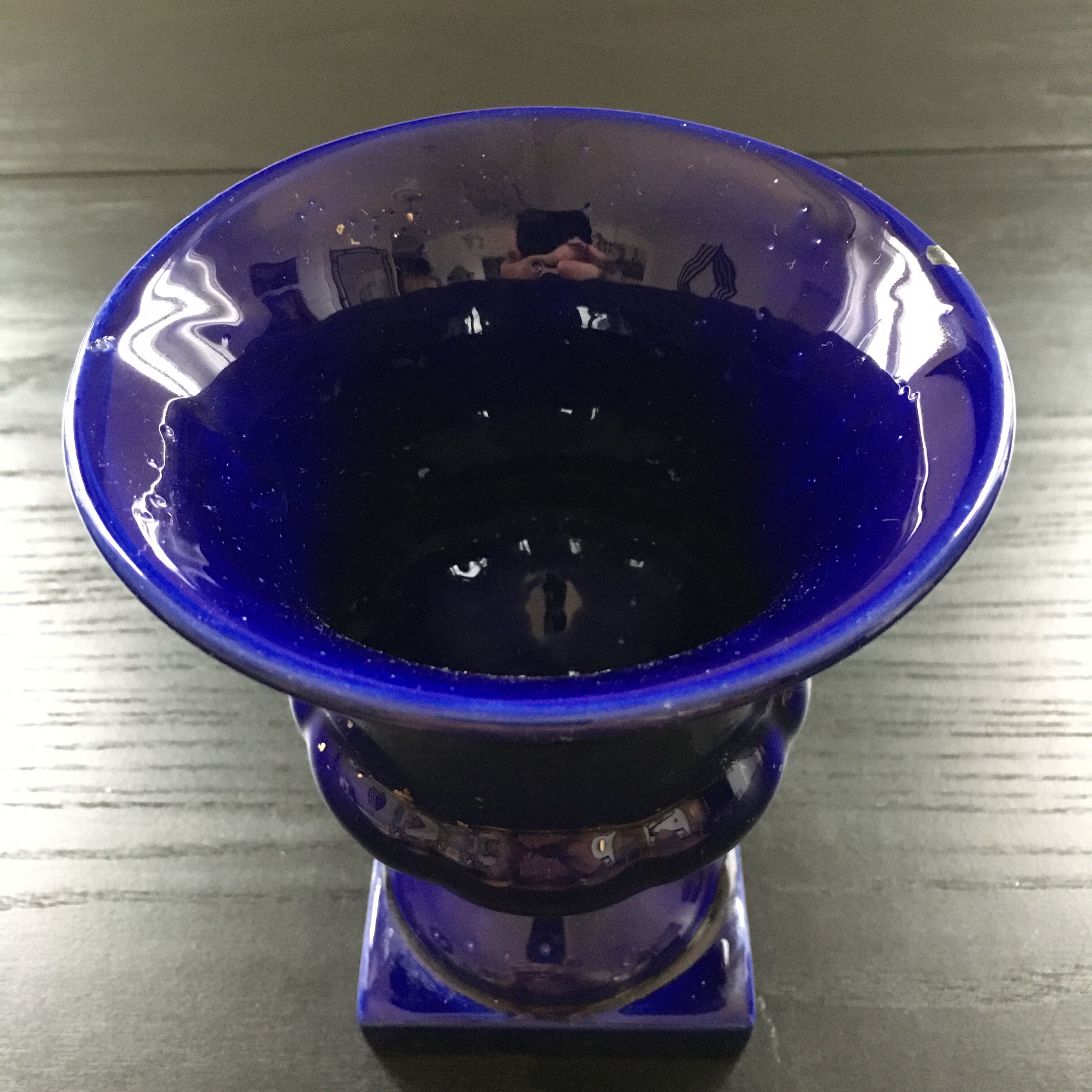 Methylene blue Medici style vase