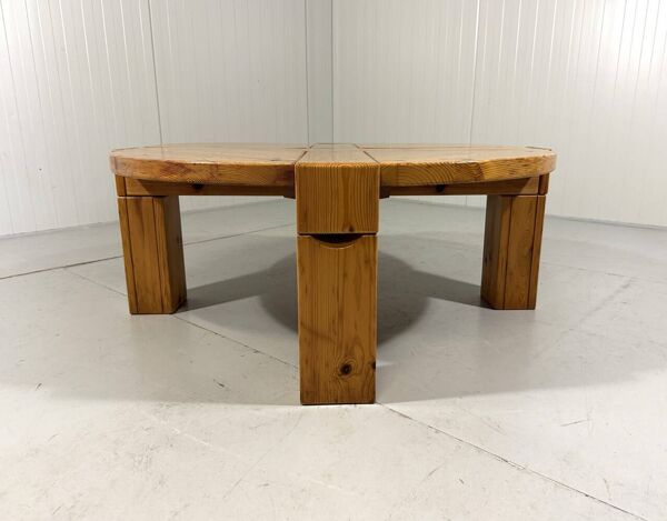 Table basse en pin avec tiroirs Karl Andersson & Söner, Suède, années 1970.