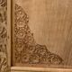 Carved solid Padouk chest of drawers 1950