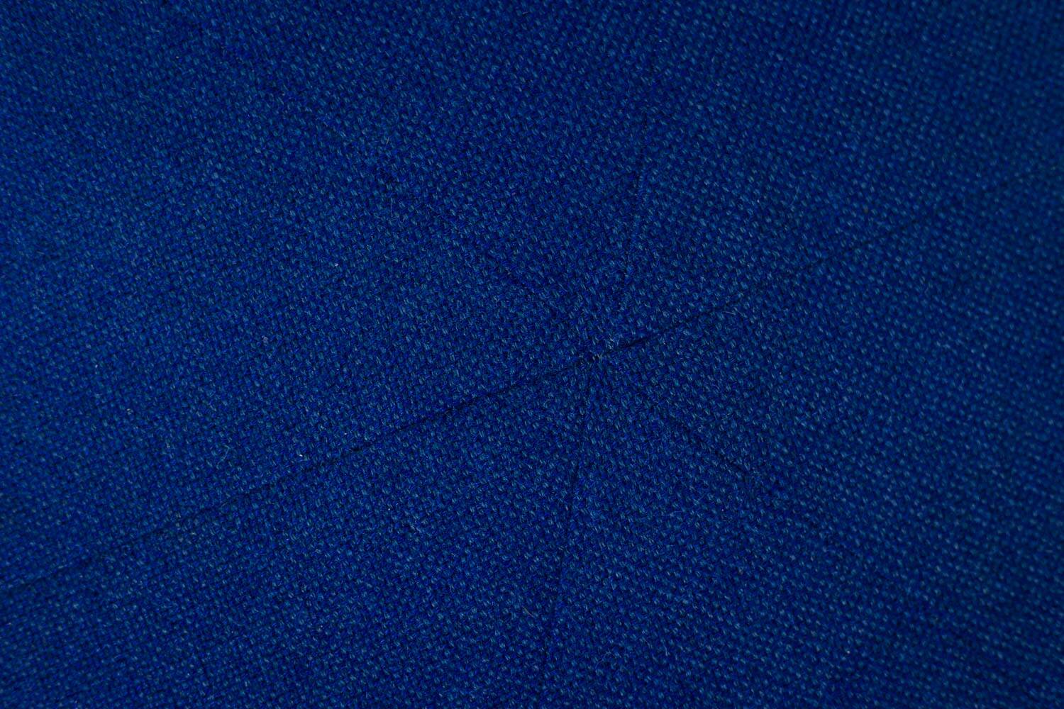 Pair of armchairs and pouf in chrome steel. 1970s, Valérian Rybar.