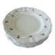 9 old flat plates Digoin Sarreguemines