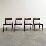 4x Møller 77 dining chairs, Denmark 1960s