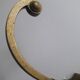 Patère double bronze porte manteau chapeau 4 crochets ancienne