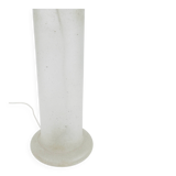 Table lamp signed by Karl Springer with a frosted glass base, 1970s.