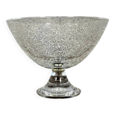 Large Baccarat crystal centerpiece on pedestal