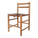 70s dining chair by Ate van Apeldoorn in pine and saddle leather