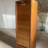 Vintage curtain filing cabinet