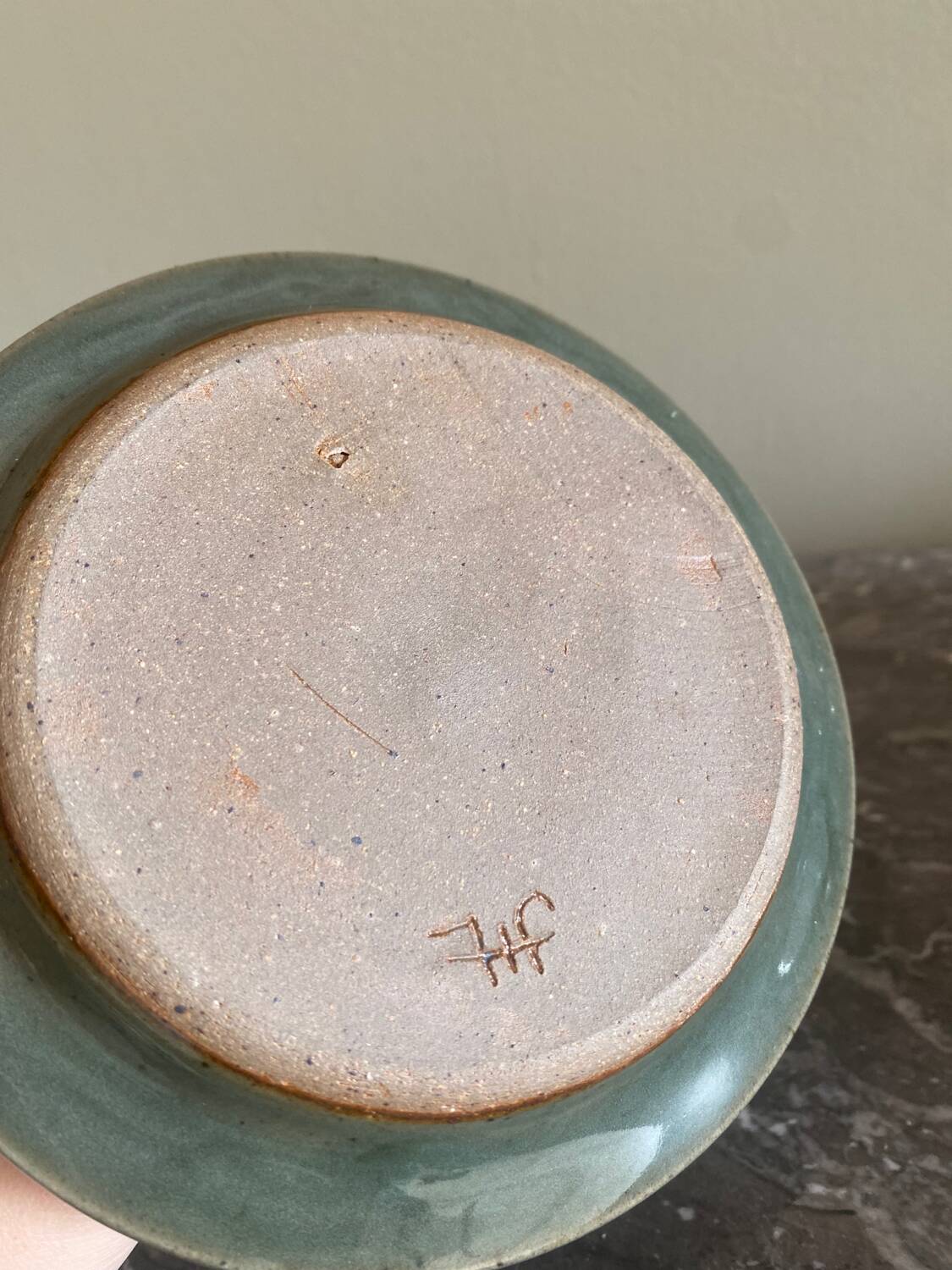 Eucalyptus stoneware egg cup