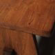 Brutalist dining table in solid oak, France, circa 1980.