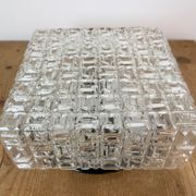 Vintage Glass Wall Or Ceiling Light, 1970s