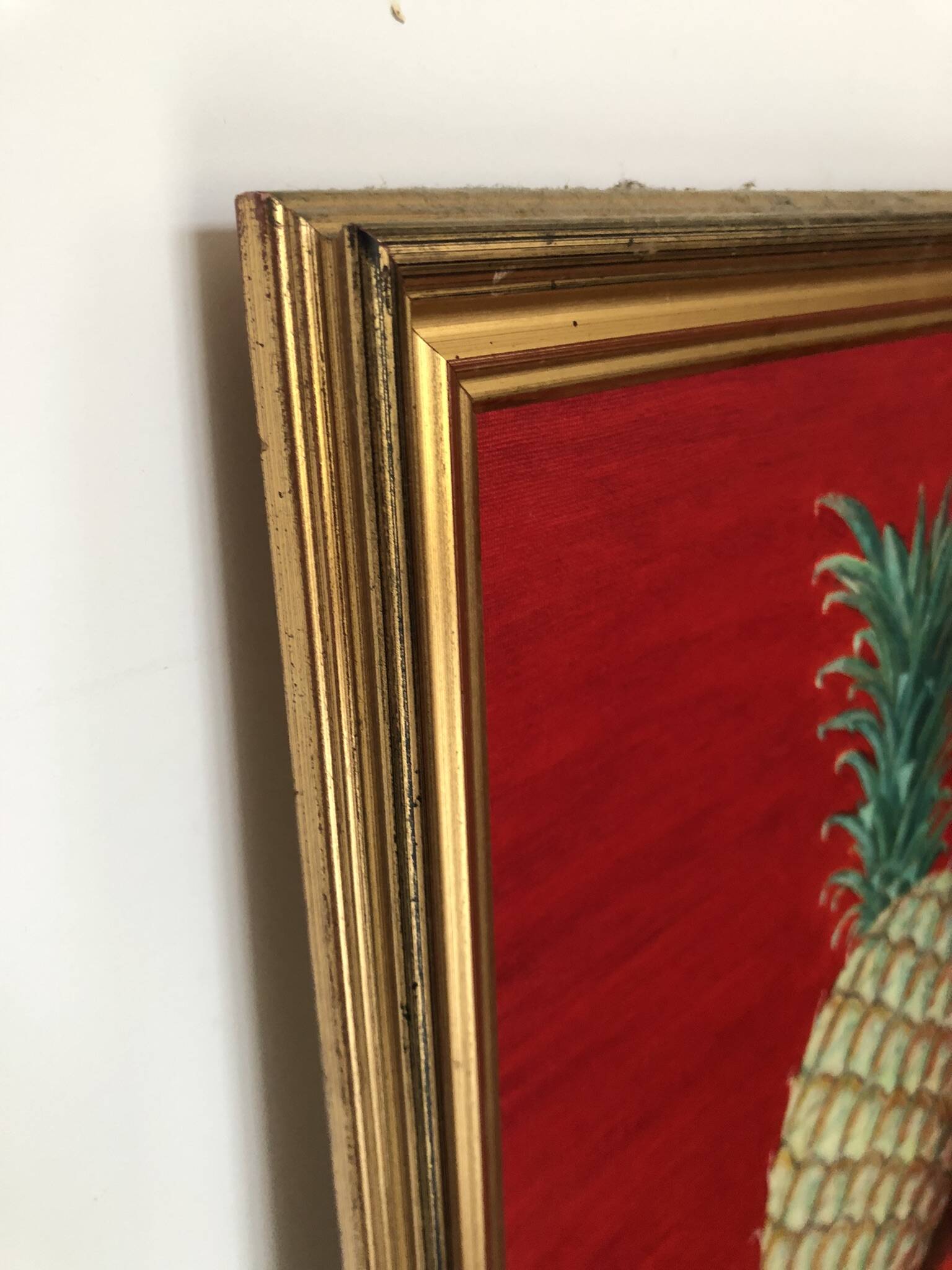 Pineapple still life painting