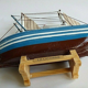 Wooden boat model