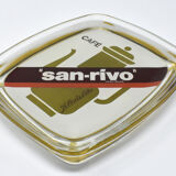 Bank coin pick-up molded glass 1950