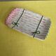 Barbotine plat asperges vintage