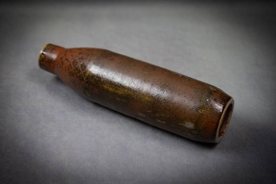 Stoneware bottle glazed by Carl Harry Stålhane - Rörstrand - Sweden 1960
