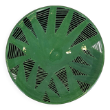 Medium plate - green palms