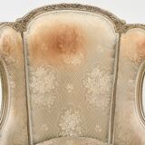 Louis XVI-style bergère chair