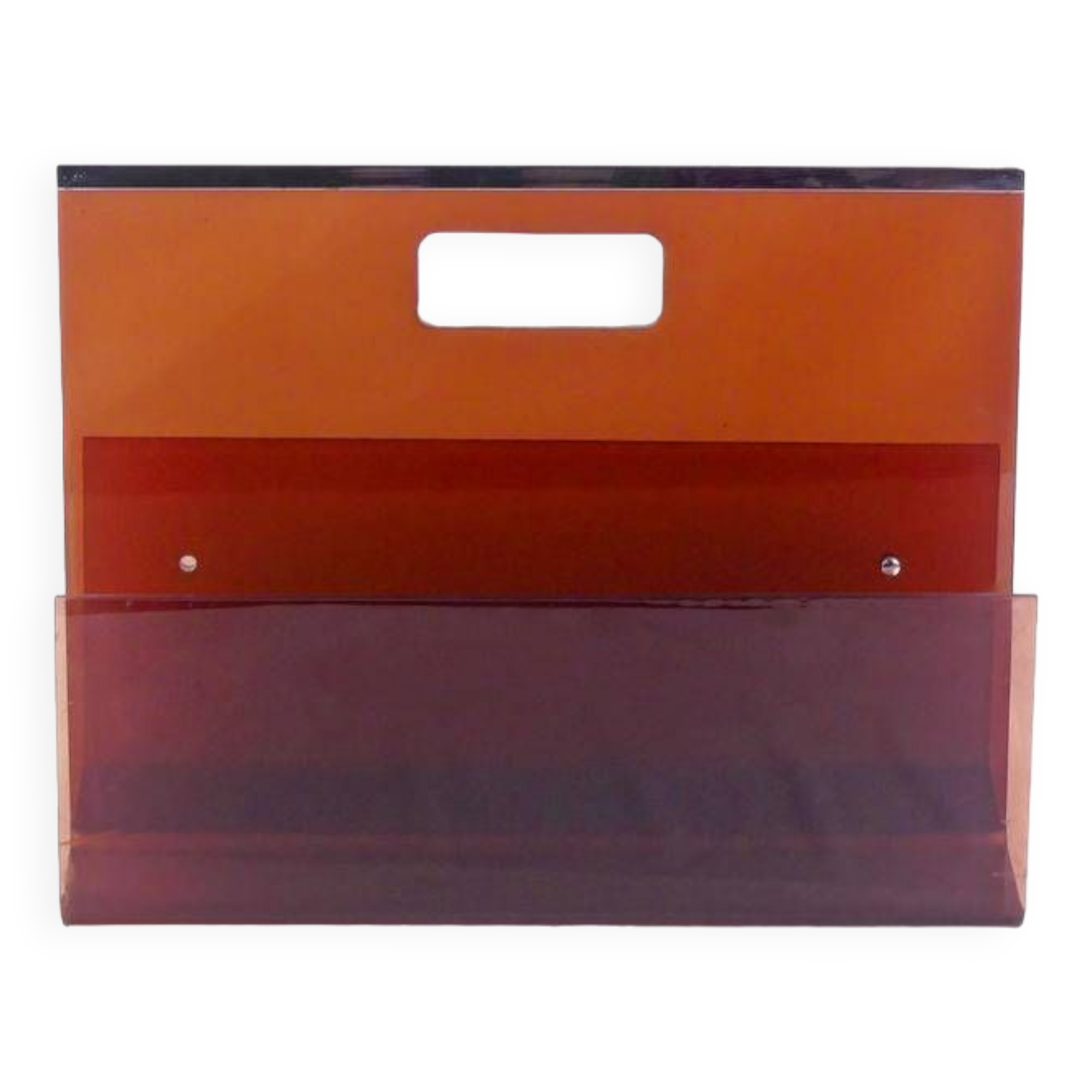 Plexiglass magazine rack Michel Dumas