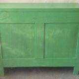 Buffet parisien ancien patiné vert