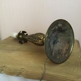 Pied de lampe en bronze