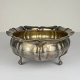 Vintage silver-plated bread basket, Italy, 1950s
