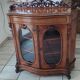 	Support furniture in walnut burl veneer, Napoleon III style or late 19th century.