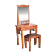 Coiffeuse Art déco et son tabouret assorti, 1930-1940