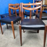 6 scandinavian vintage chairs circa 1970