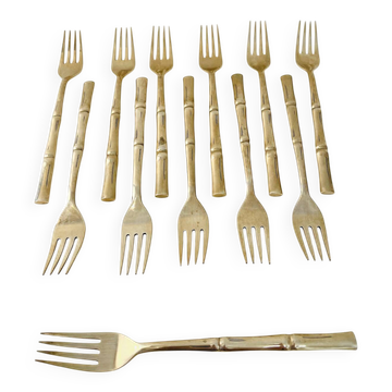 12 fourchettes, Hollywood Regency - circa 1970