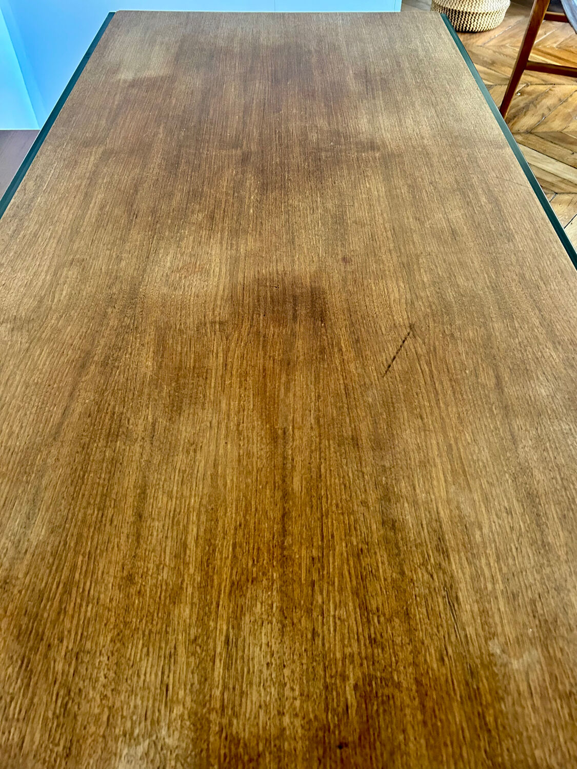 Wooden dining table