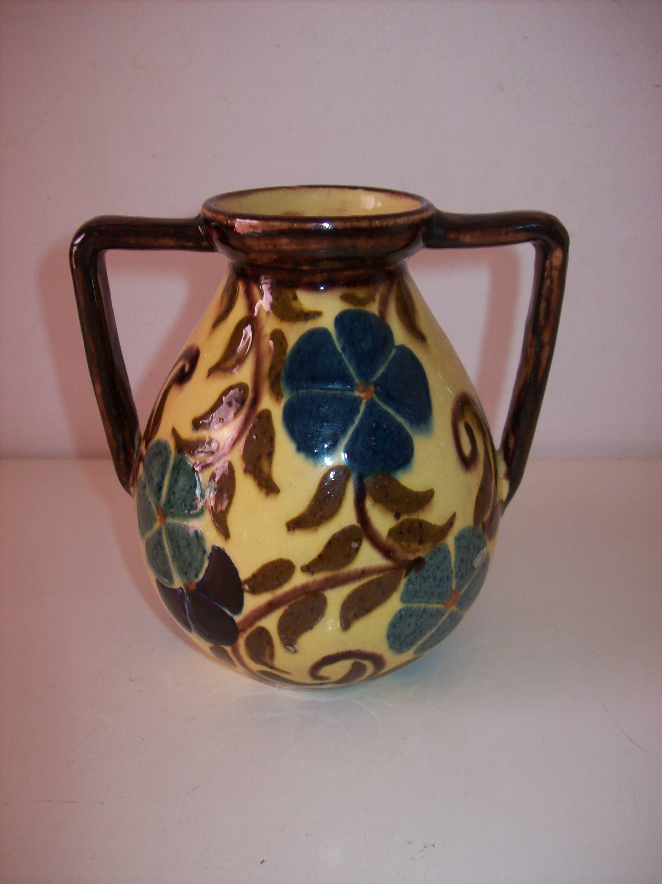 Vase Art Déco signé René Nicole