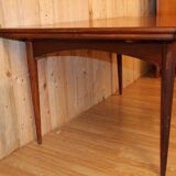 Scandinavian extendable teak table
