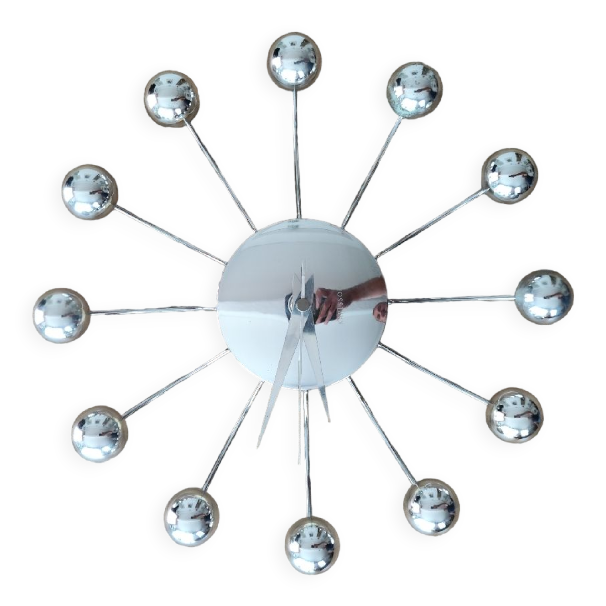 Horloge karlsson spider chrome