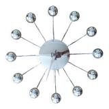 Clock karlsson spider chrome