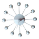 Horloge karlsson spider chrome