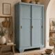 Parisian Art Deco wardrobe with sliding doors.