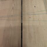 Oak dining table with extensions
