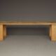 Vintage Scandinavian Solid Pine Bench. 1960s