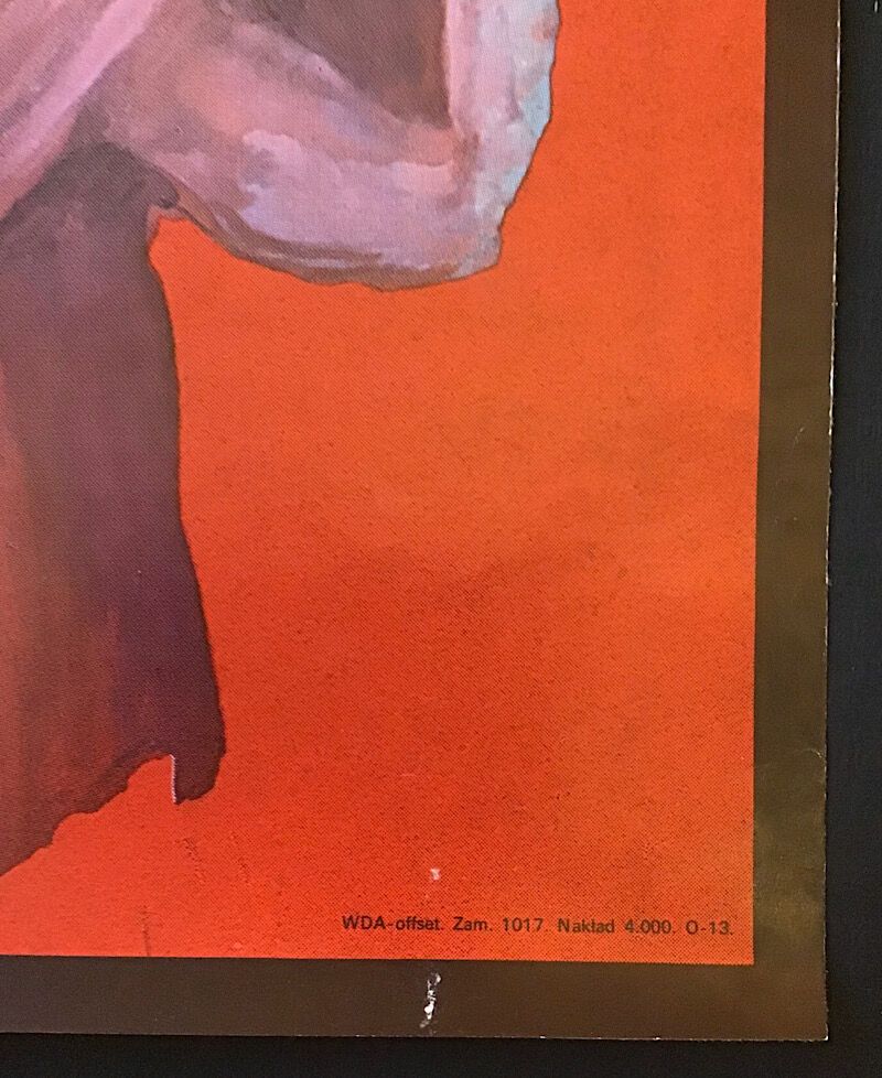 Polish theatre poster, 1980