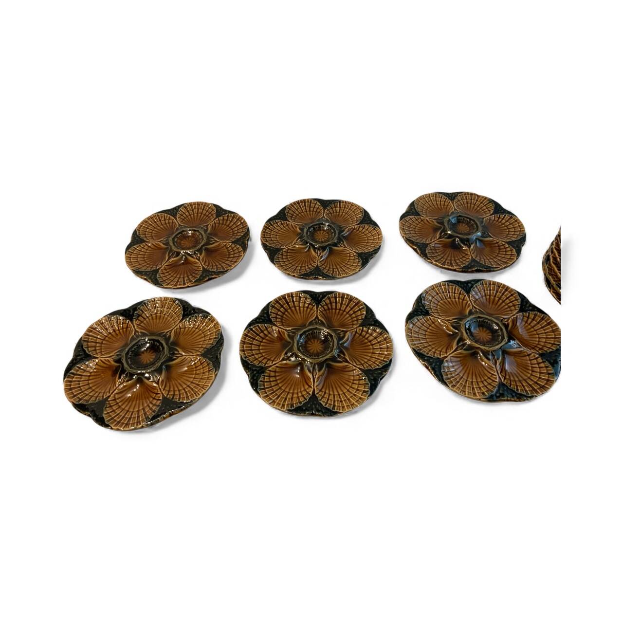 Oyster/shellfish plates Sarreguemines