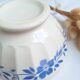 Blue and white vintage bowl