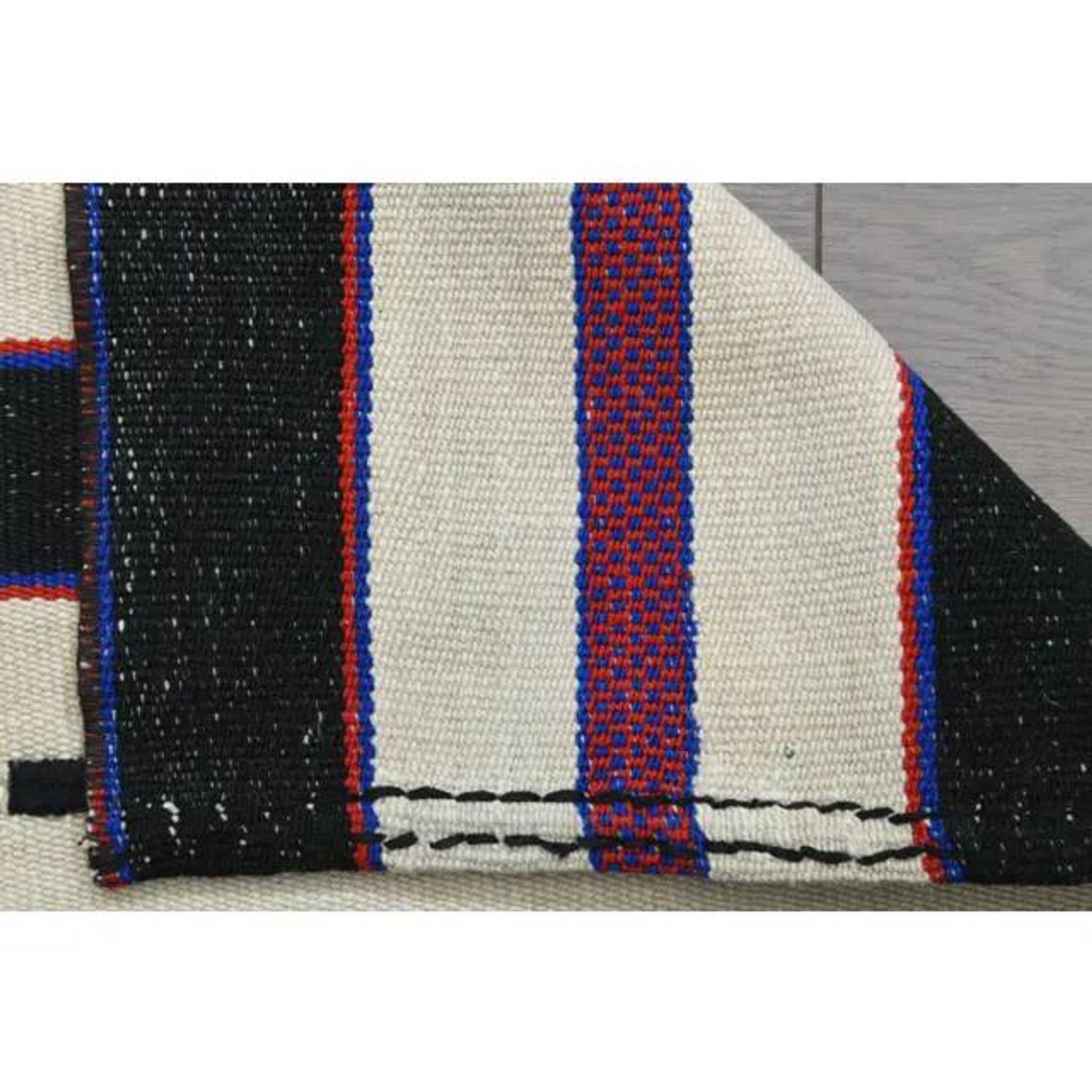 1970s vintage Turkish Oushak handmade wool cotton white runner rug 73x265