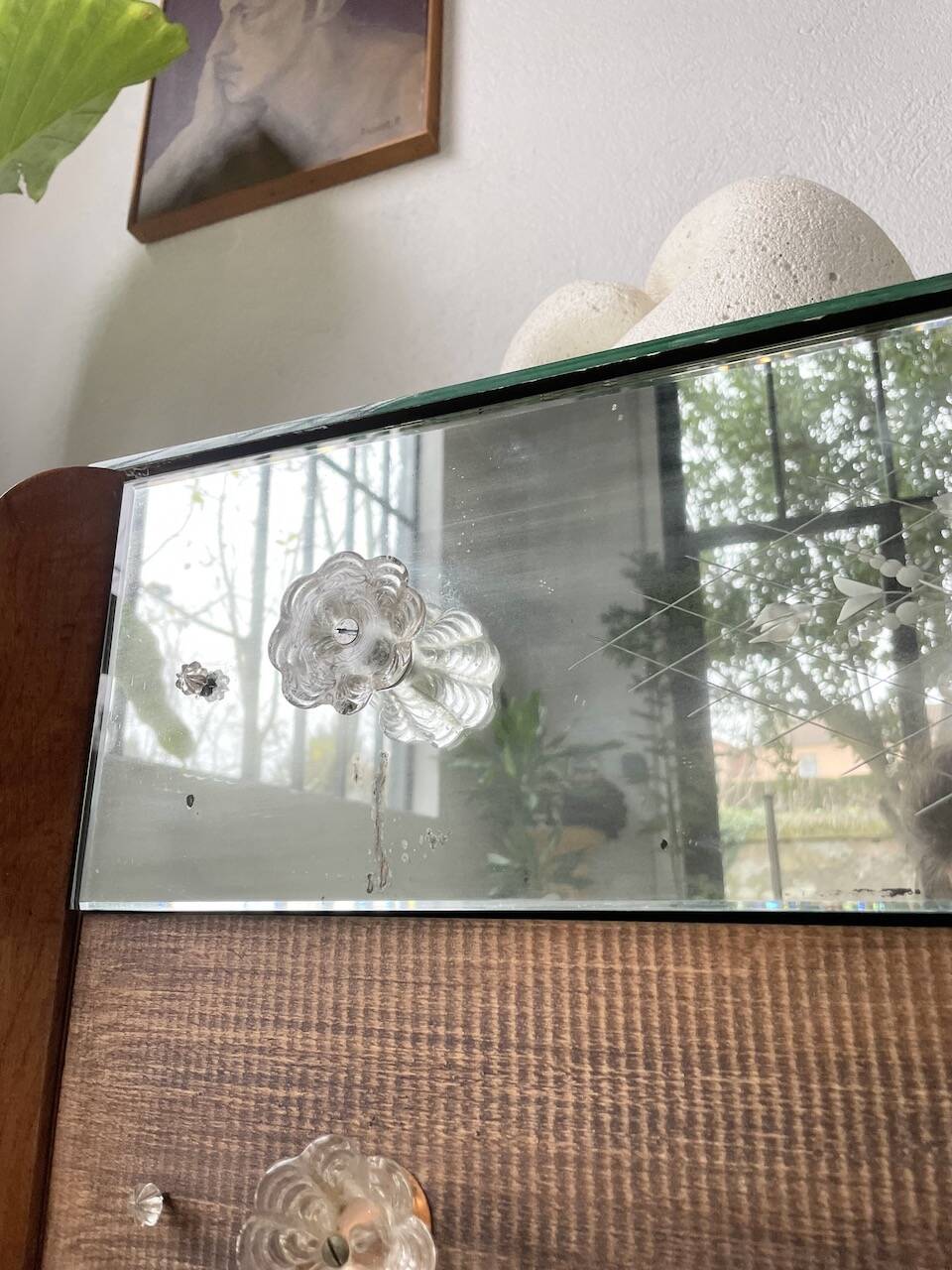 60s mirrored chest of drawers