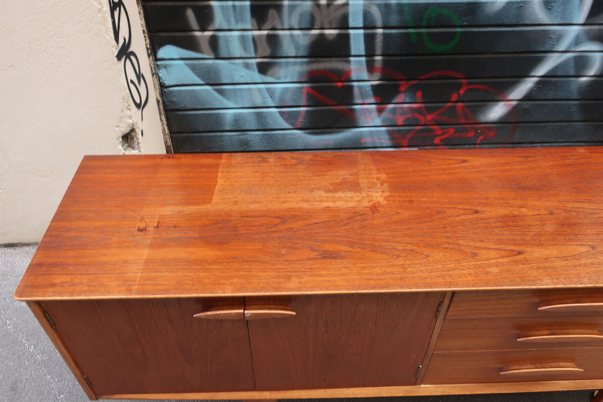 Sideboard of the 1960s teak