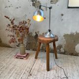 Artisanal bohemian chrome lamp