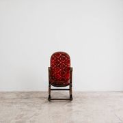 Fauteuil à bascule Thonet vintage design milieu du siècle