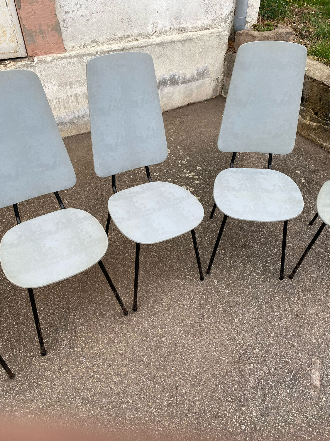 Set of 6 vintage dining room chairs
