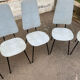 Set of 6 vintage dining room chairs