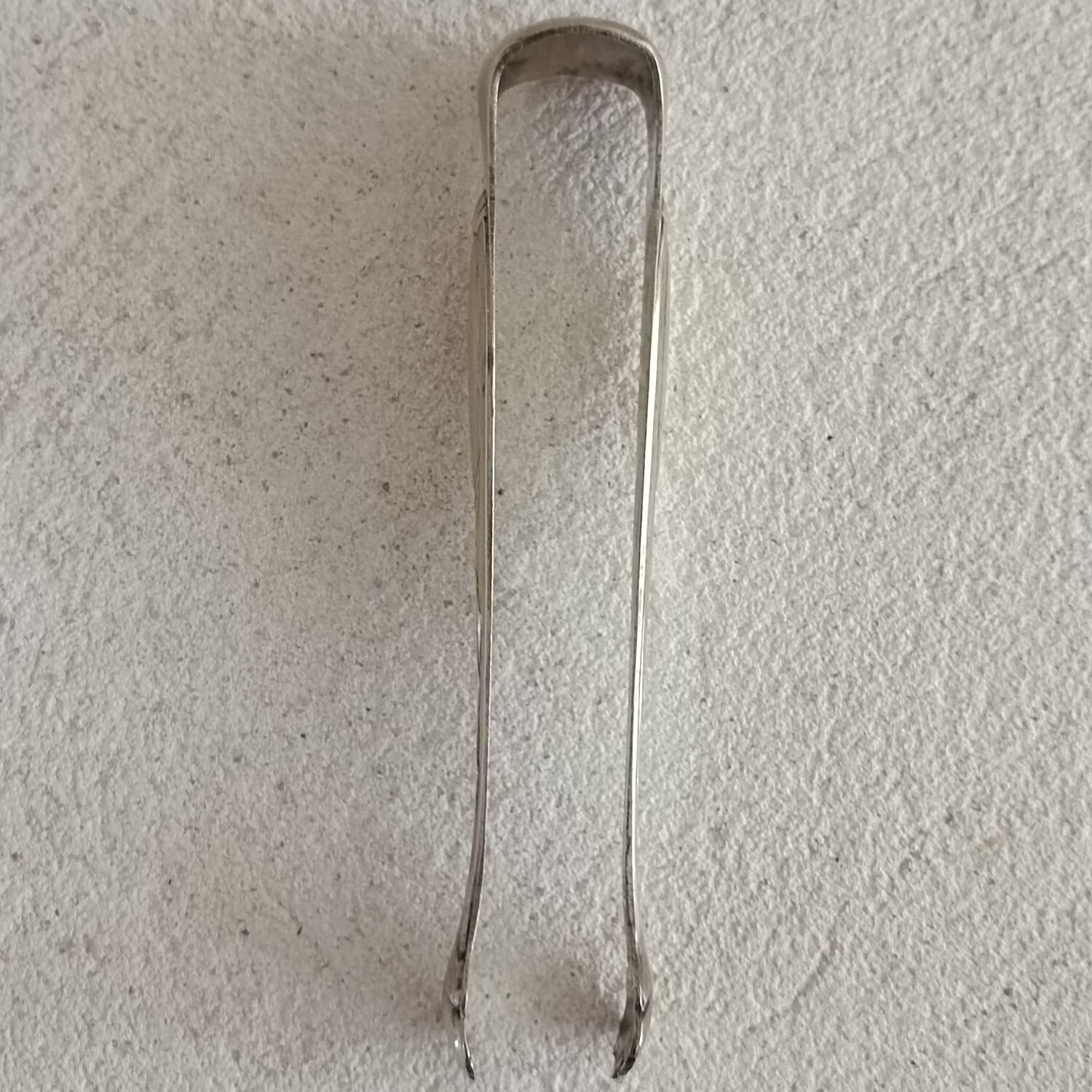 Art Nouveau brass sugar tongs